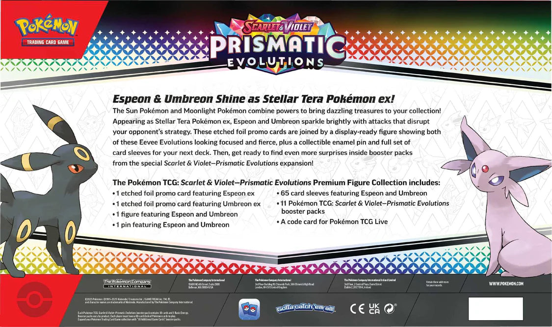 Scarlet & Violet- Prismatic Evolutions - Premium Figure Collection
