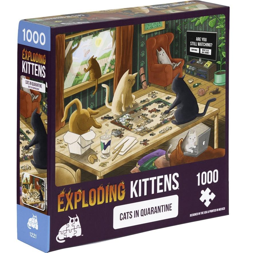 Exploding Kittens: Cats in Quarantine (1000 Pieces)
