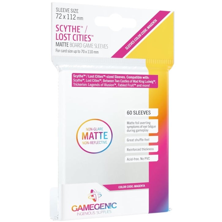 Gamegenic - Matte Board Game - Scythe / Lost Cities (72 x 112mm)