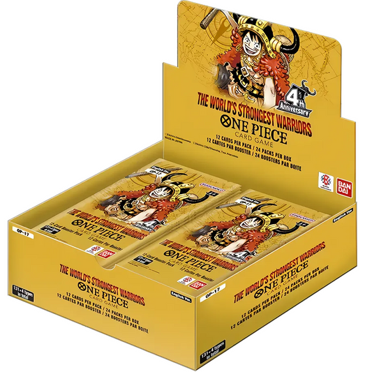 The World's Strongest Warriors OP17 - Booster Box (24 Packs) *IN STORE ONLY*