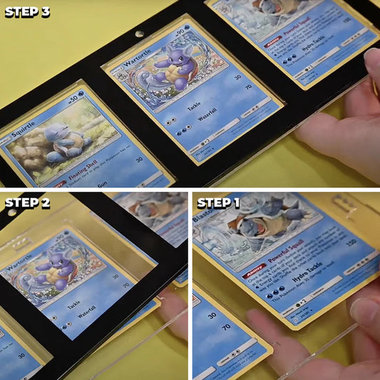 Ultra Pro: 3-Card Black Border One-Touch