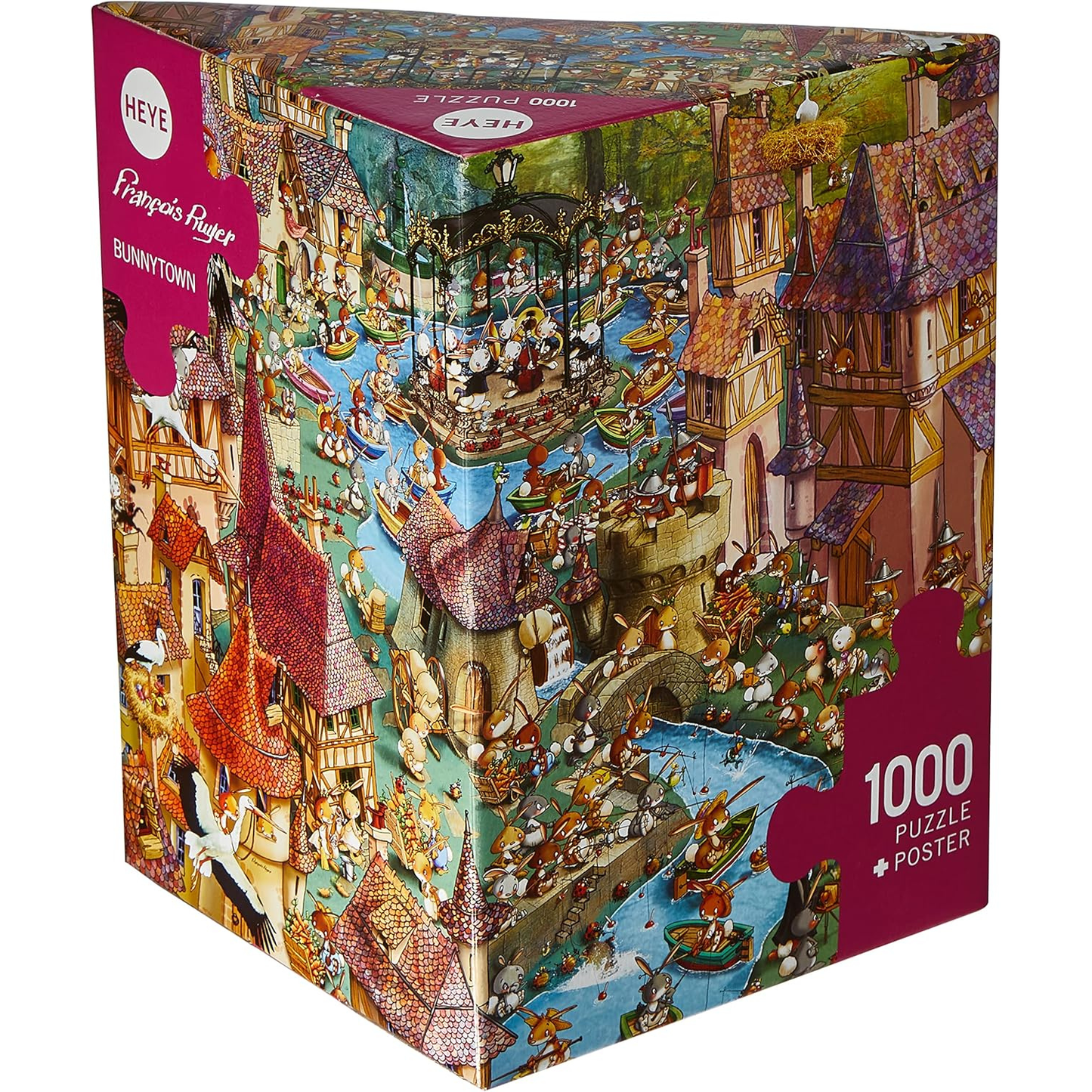 HEYE - Triangle: Ruyer, Bunnytown (1000 Pieces)
