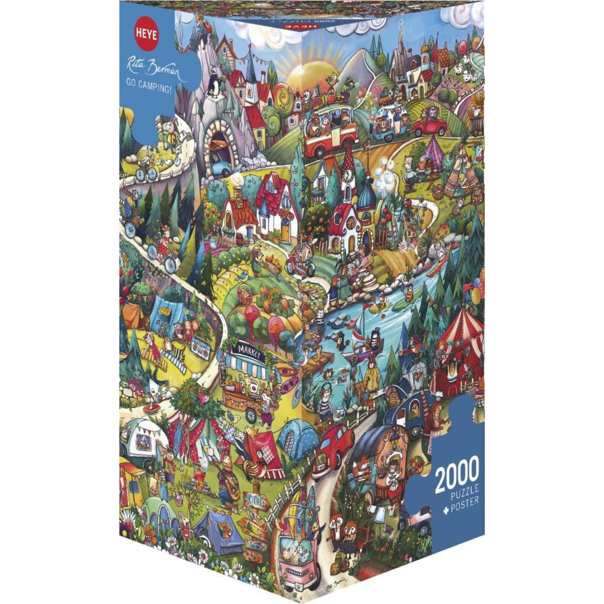 HEYE - Triangle: Berman, Go Camping! (2000 Pieces)
