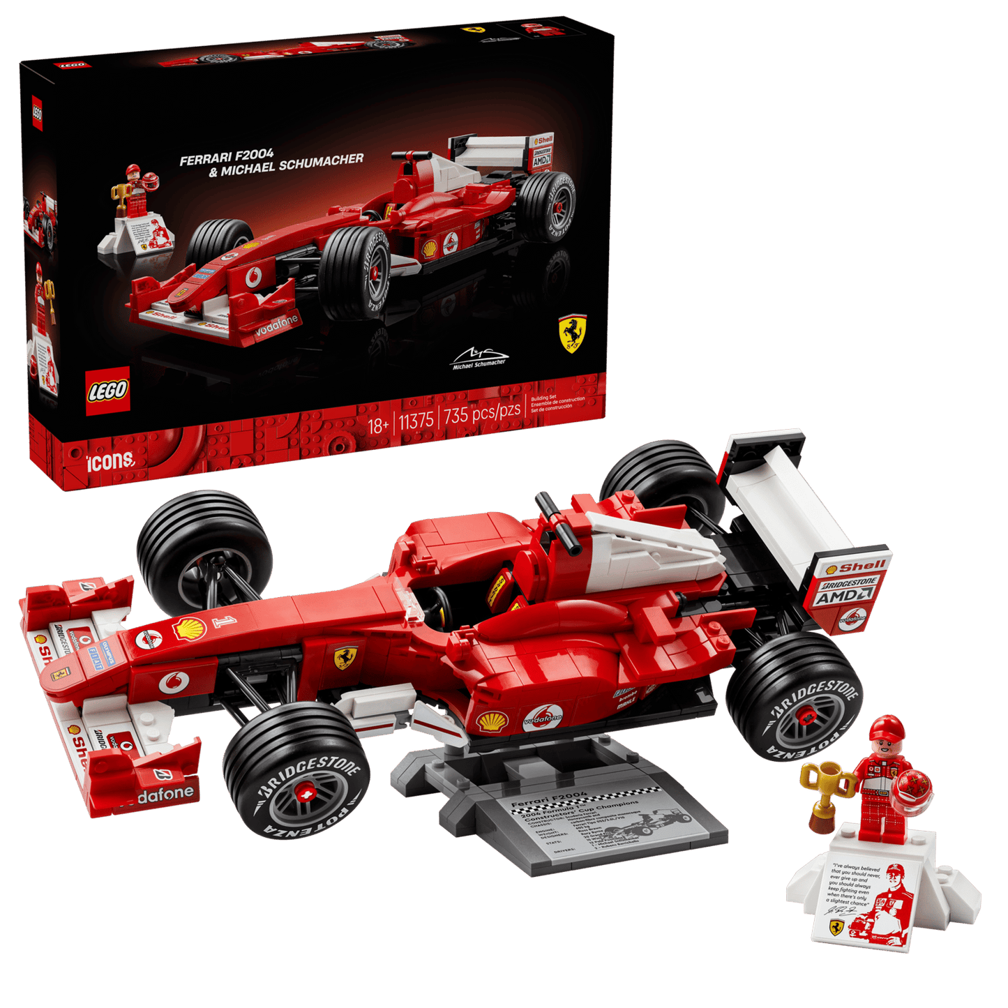 Ferrari F2004 with Michael Schumacher