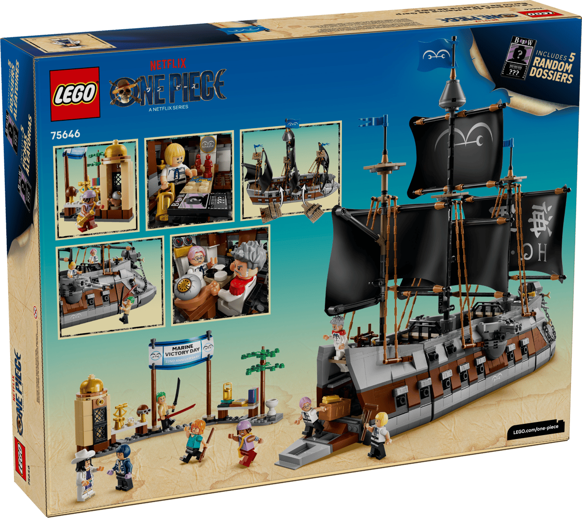One Piece - Garp's Marine Battleship