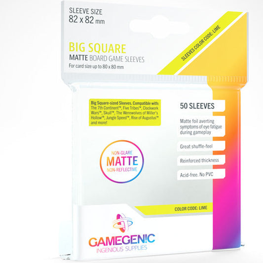 Gamegenic - Matte Board Game - Big Square (82 x 82mm)