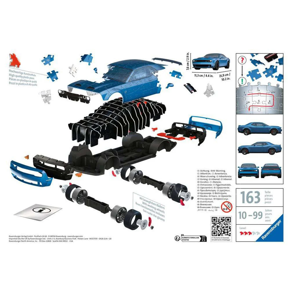 Ravensburger: Dodge Challenger SRT Hellcat Redeye – 108pcs
