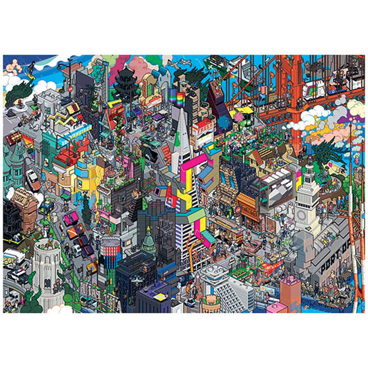 HEYE: Pixorama: San Francisco Quest (1000 Pieces)