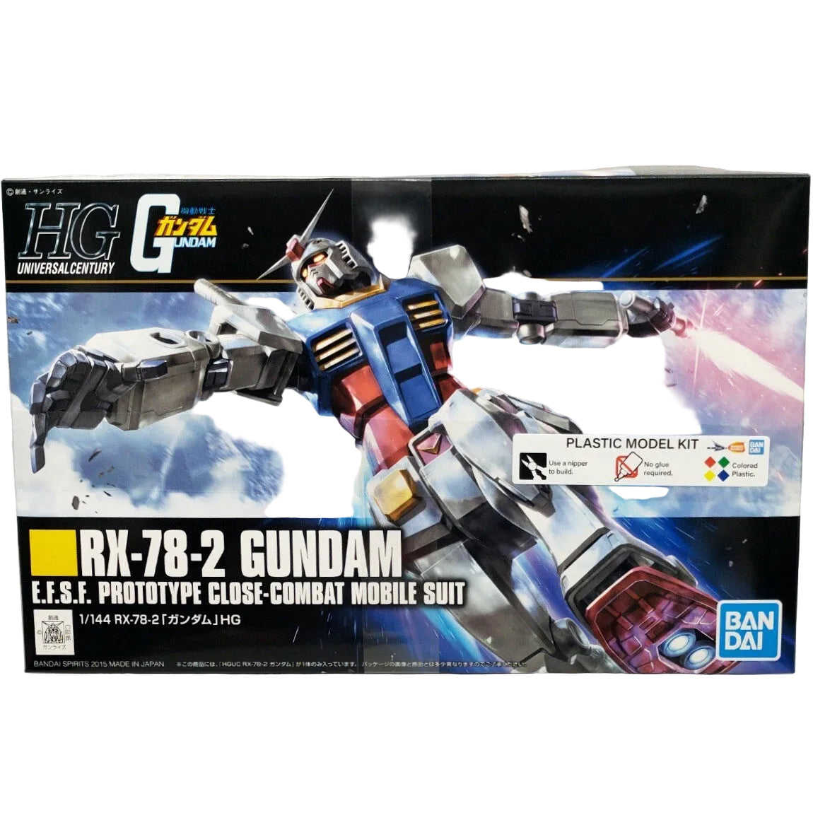 1/144 HGUC RX-78-02 E.F.S.F. Prototype Close-Combat Mobile Suit