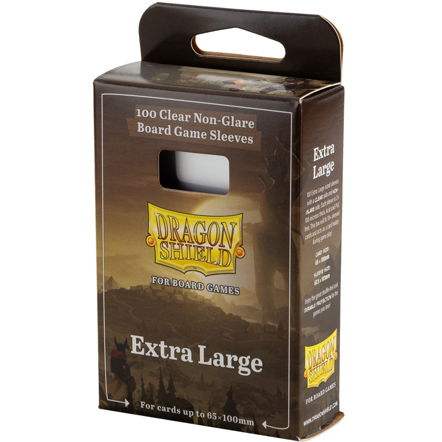 Dragon Shield - Board Game Sleeves: Extra Large - Clear Non-Glare (100)