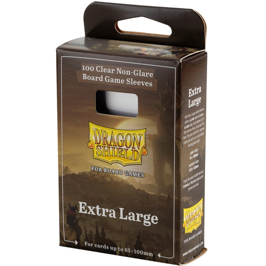 Dragon Shield - Board Game Sleeves: Extra Large - Clear Non-Glare (100)