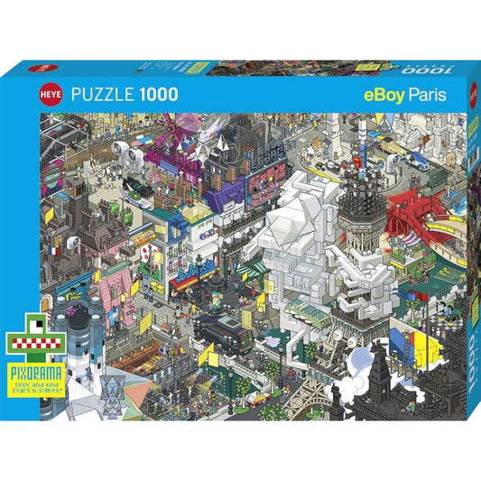 HEYE: Pixorama: Paris Quest (1000 Pieces)