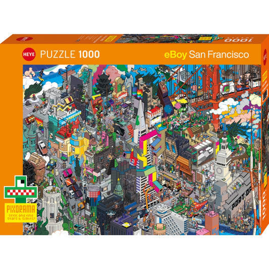 HEYE: Pixorama: San Francisco Quest (1000 Pieces)