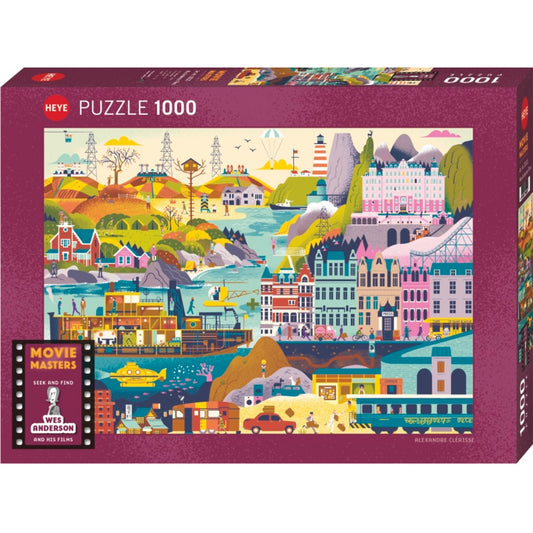 HEYE: Movie Masters: Wes Anderson Films (1000 Pieces)