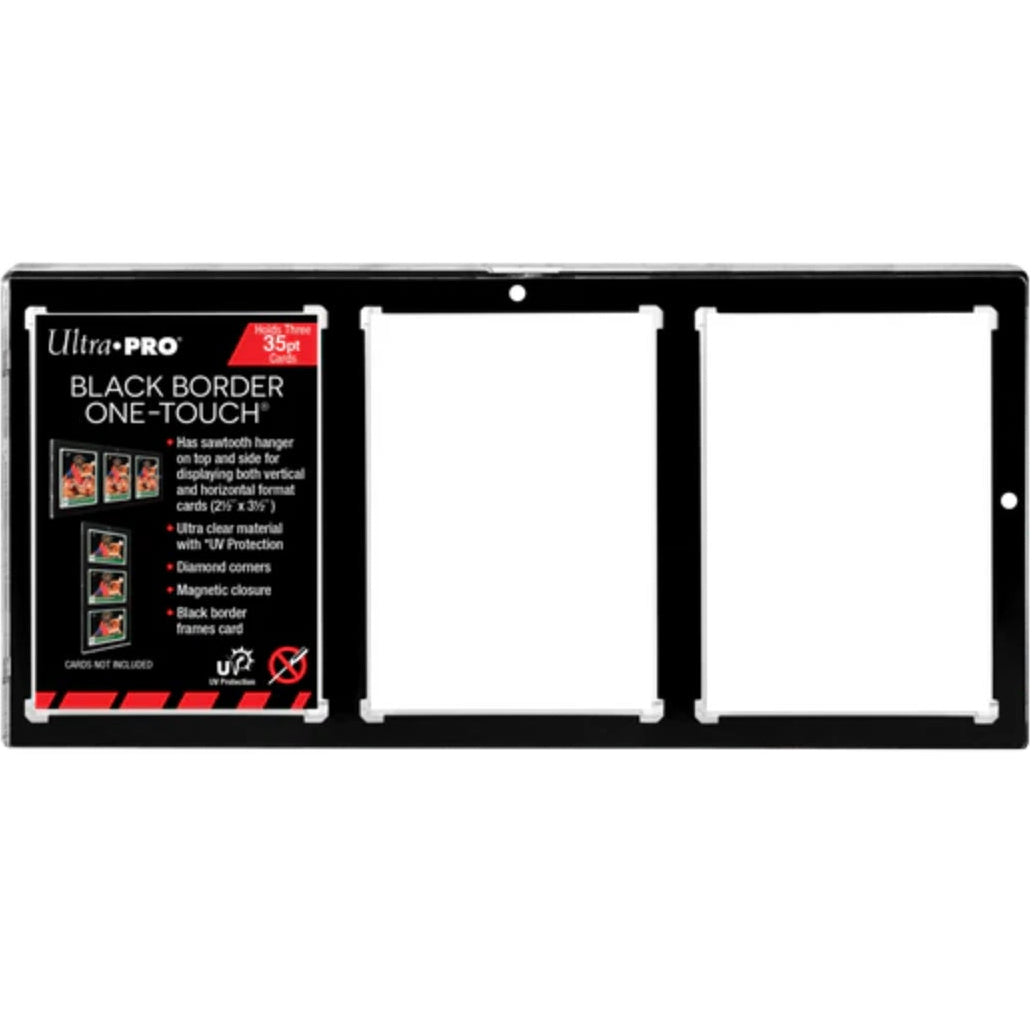 Ultra Pro: 3-Card Black Border One-Touch