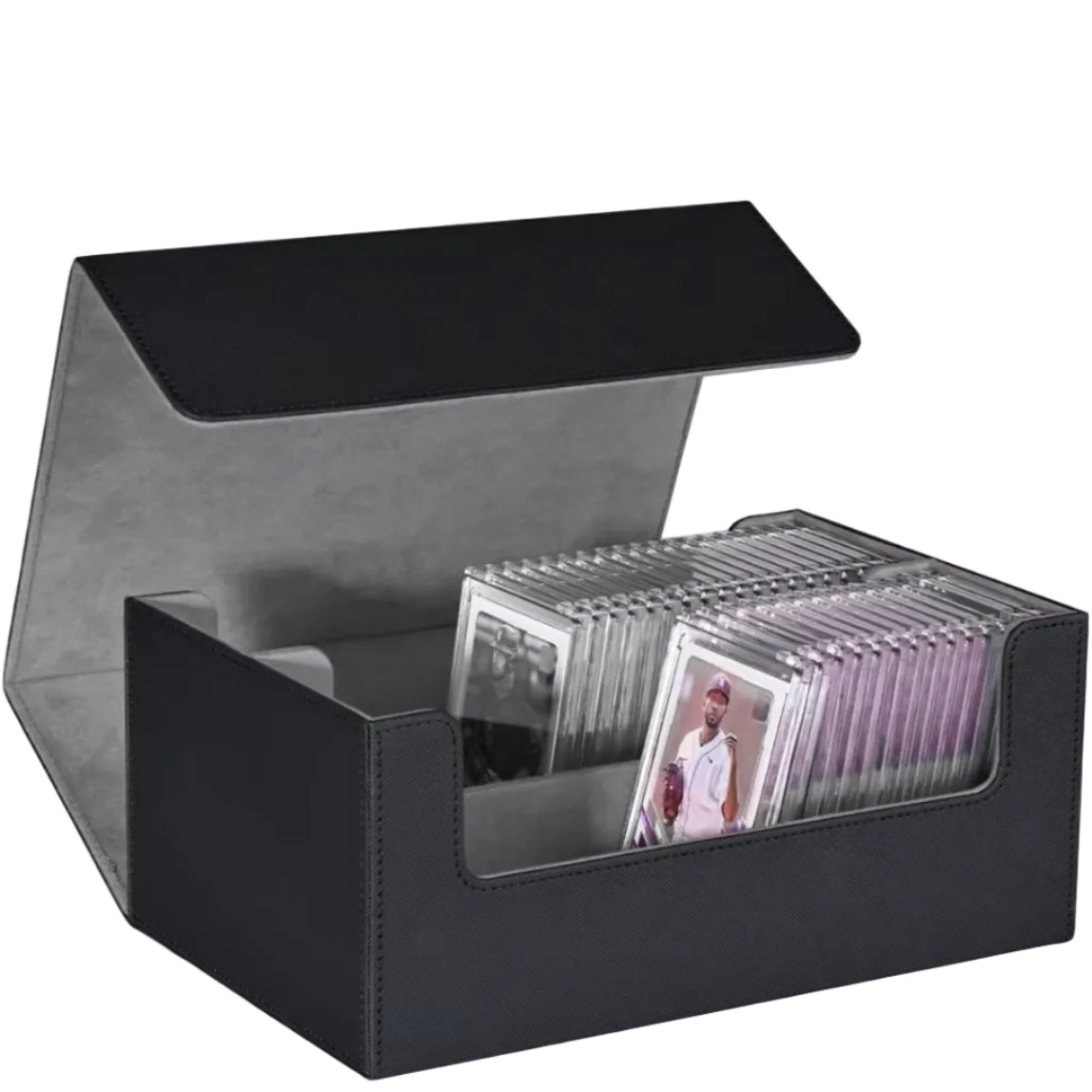 2-Row - Top-Loader/Magnetic Card Holder Storage Box