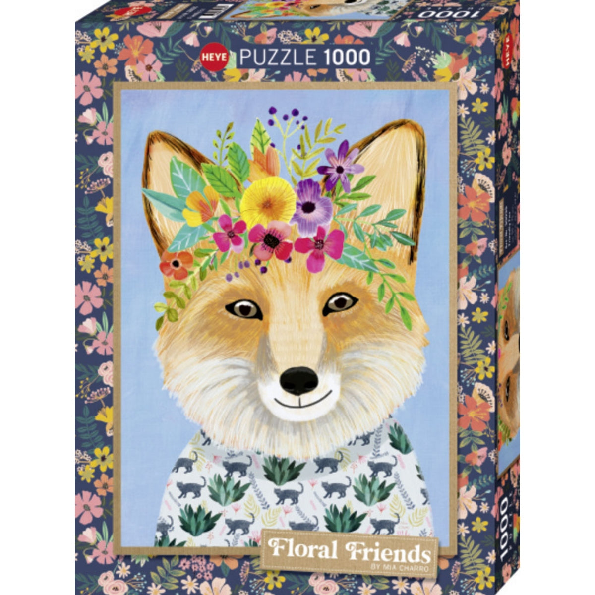 HEYE: Floral Friends: Friendly Fox (1000 Pieces)