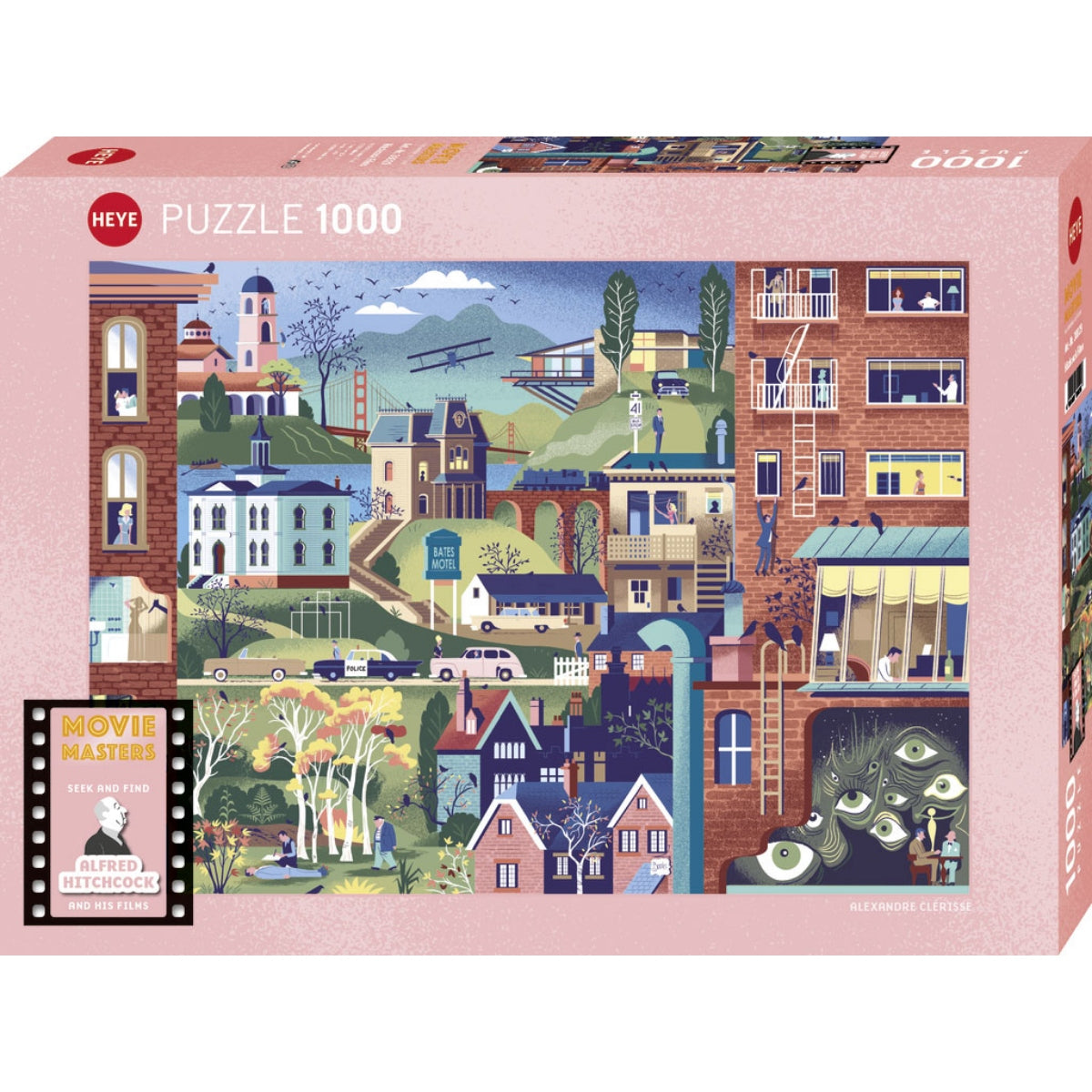 HEYE: Movie Masters: Alfred Hitchcock Films (1000 Pieces)