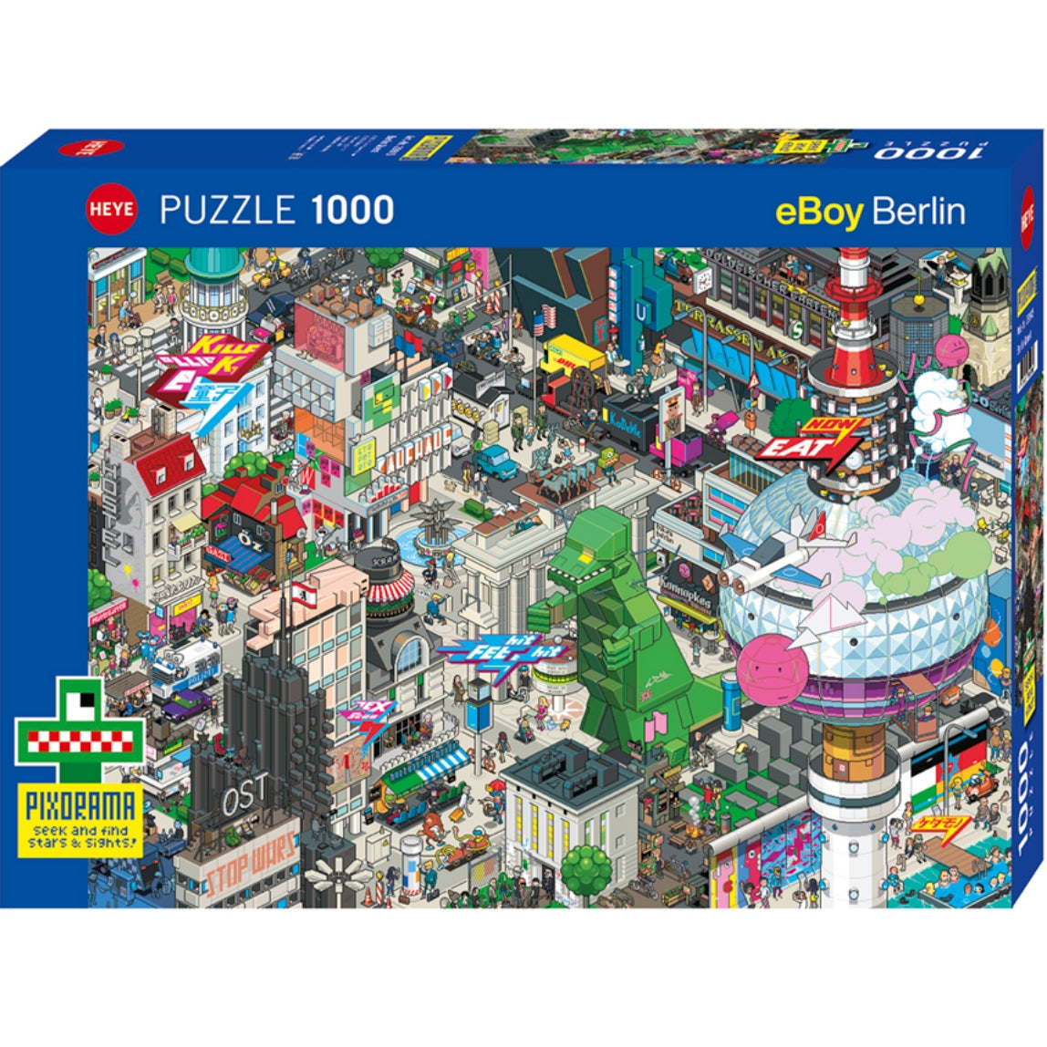 HEYE: Pixorama: Berlin Quest (1000 Pieces)