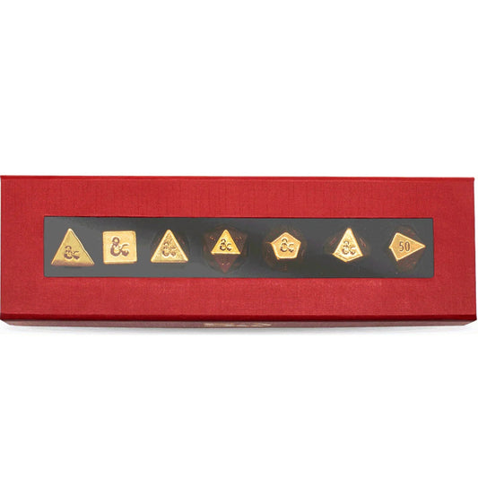 Ultra Pro: D&D - 7RPG Heavy Metal Dice 50th Anniversary