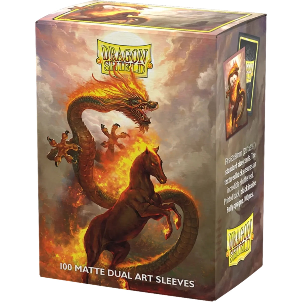 Dragon Shield - Standard - Dual Matte Art (100) -  Fire Horse 2026