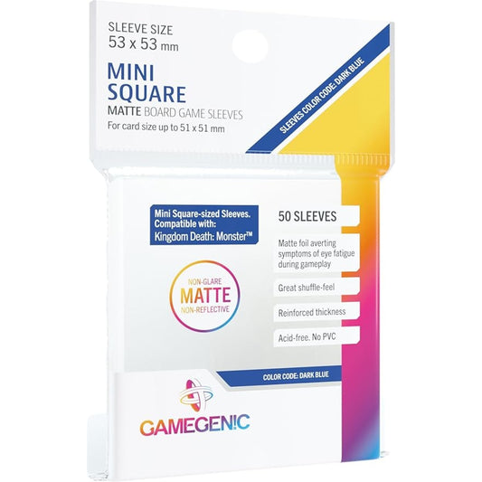 Gamegenic - Matte Board Game - Mini Square (53 x 53mm)