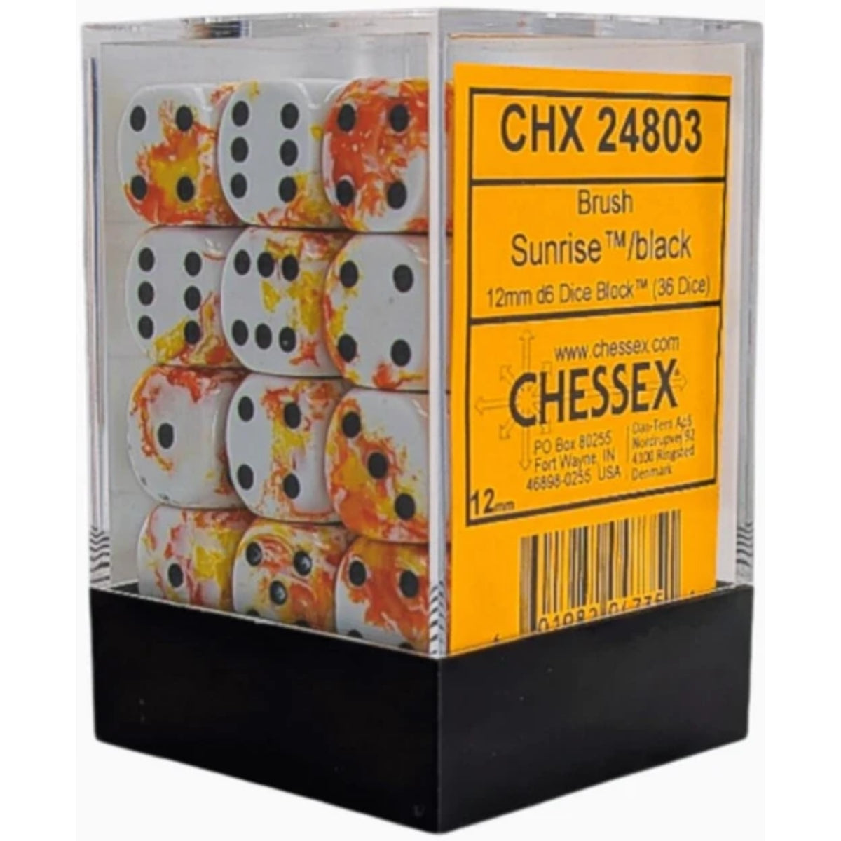 Chessex - 12mm D6 Dice Block Set (x36)