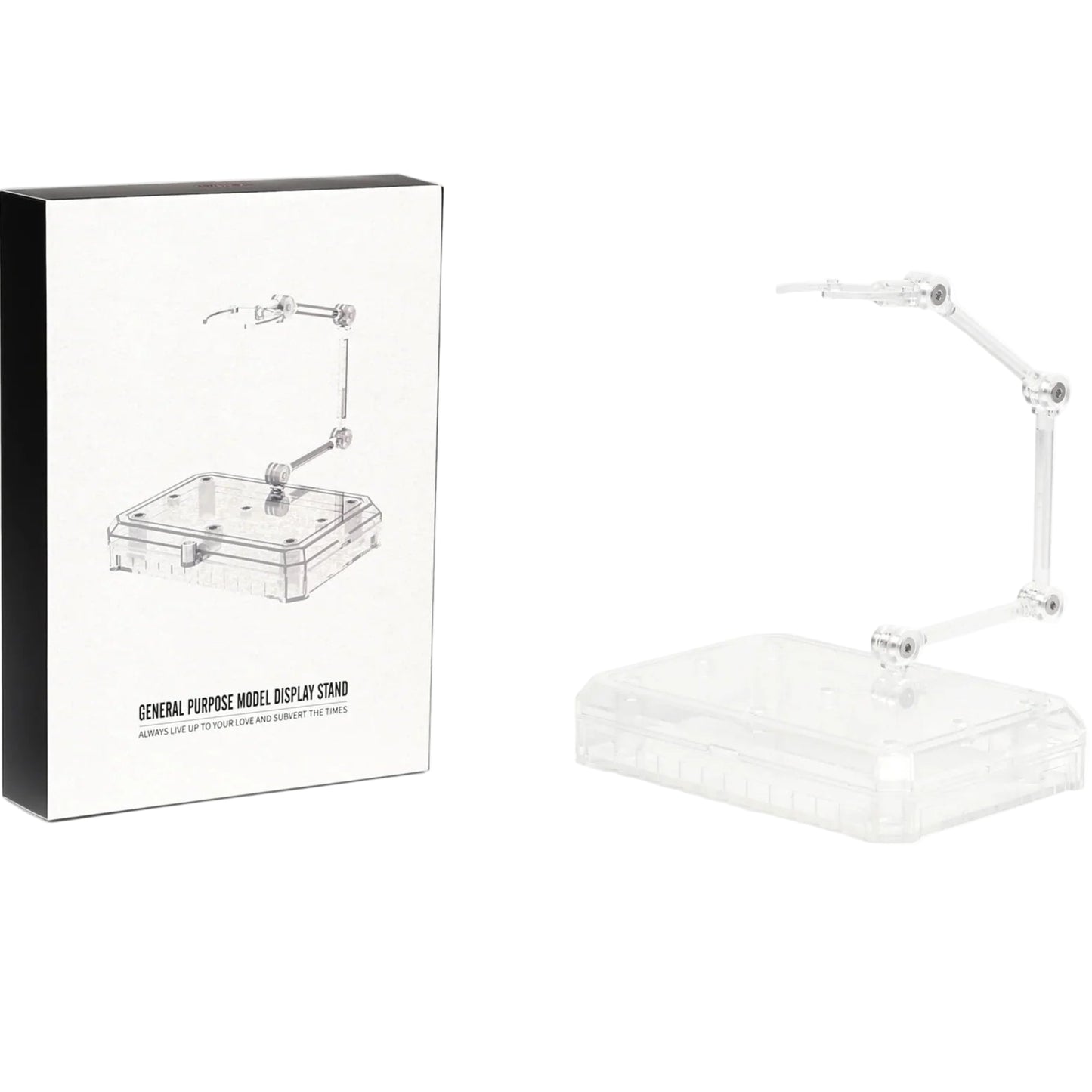 General Purpose Model Display Stand (Clear)