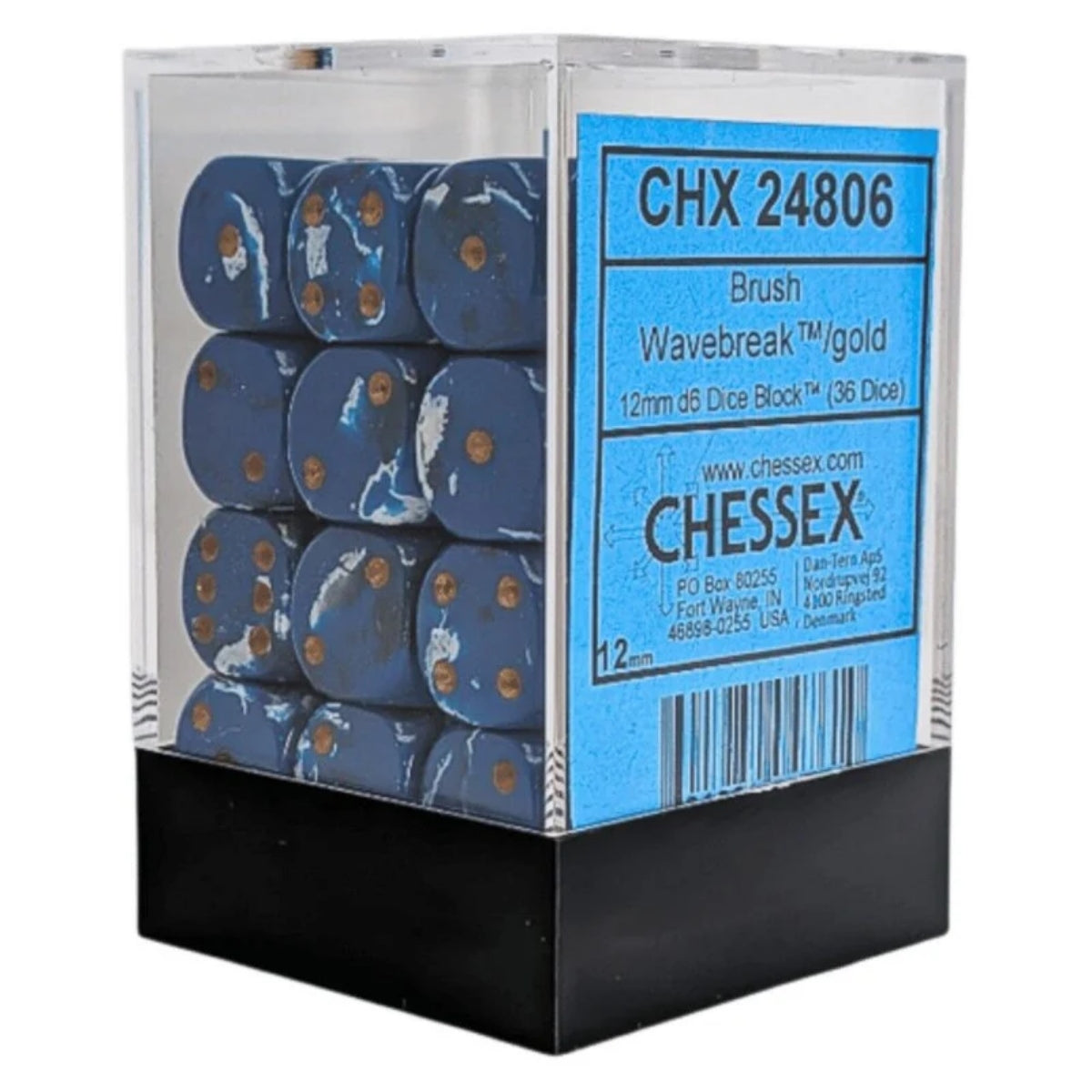 Chessex - 12mm D6 Dice Block Set (x36)